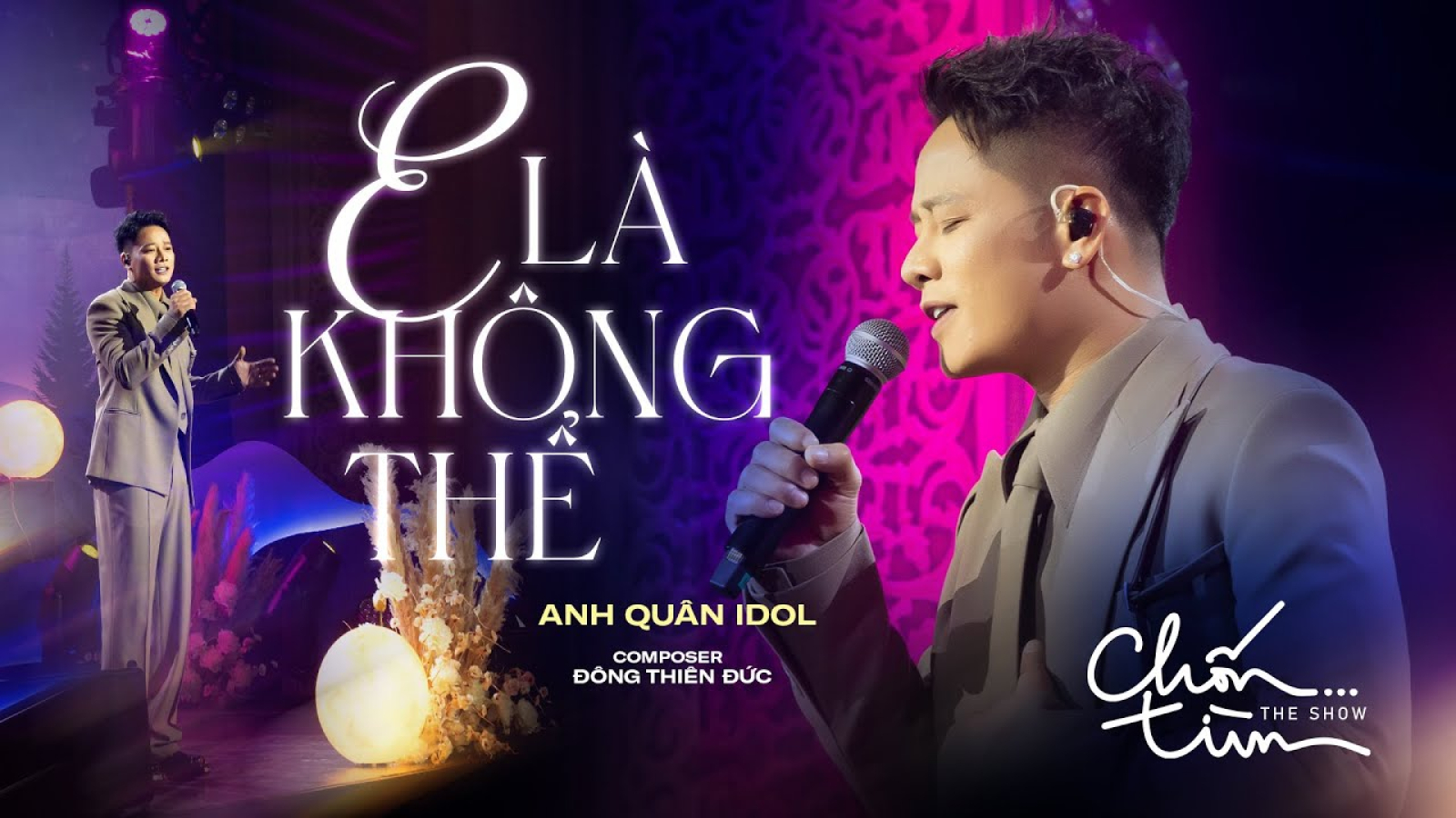 Video Thumbnail: E LÀ KHÔNG THỂ - ANH QUÂN IDOL x ĐÔNG THIÊN ĐỨC | mất 1 ngày để yêu 1 người, vậy mất bao lâu để quên